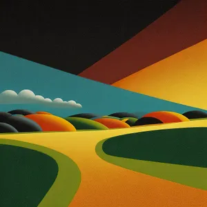 Graphic symbol of a flag design