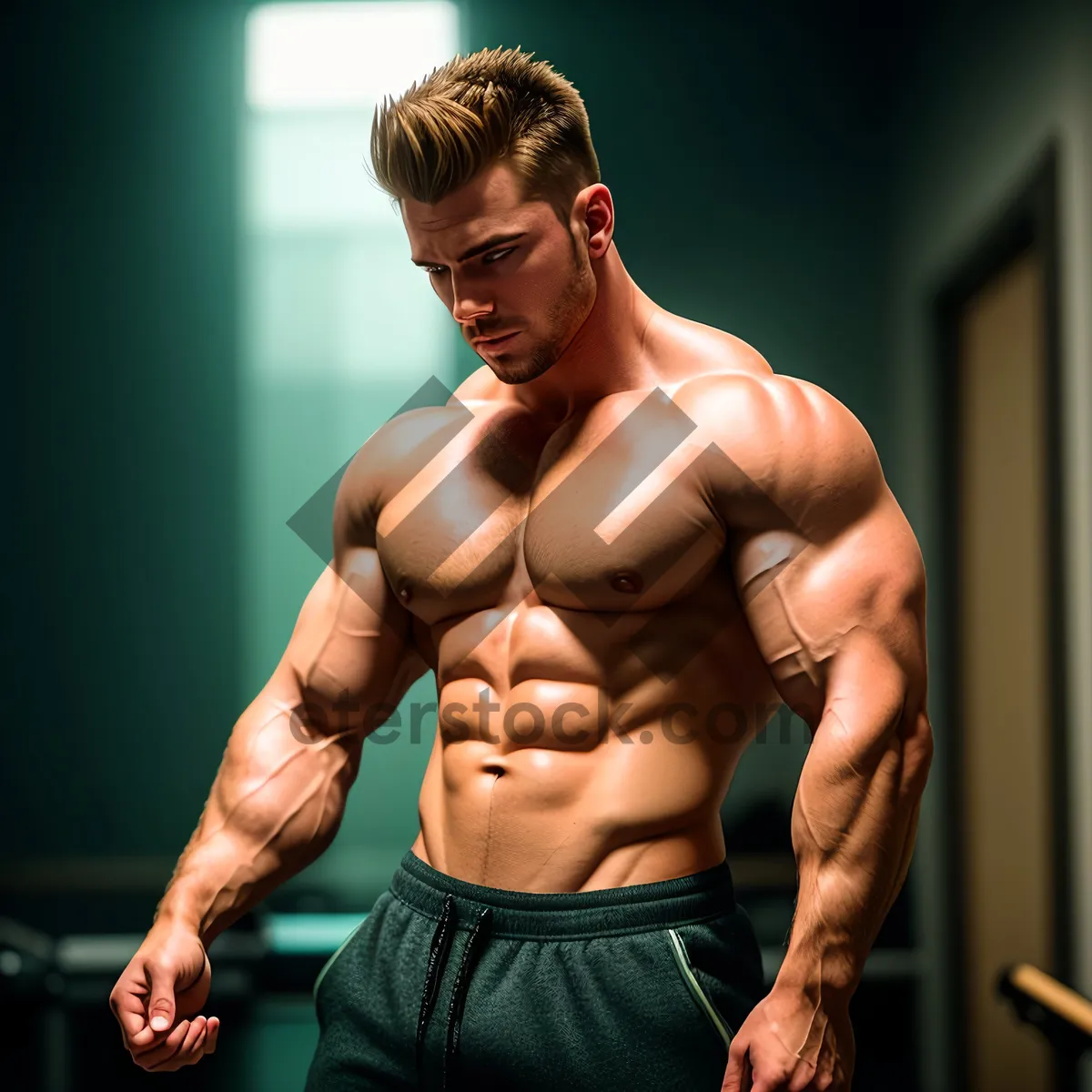 Picture of Ripped and Chiseled: Powerful Bodybuilding Physique