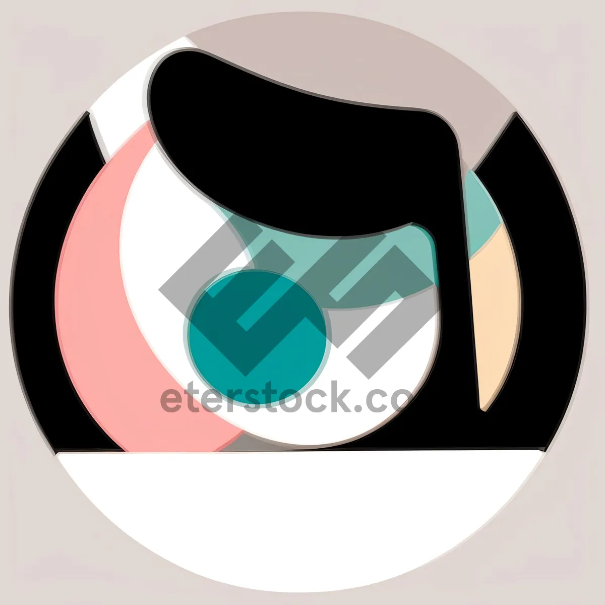 Picture of Black Icon Design: Graphic Symbol Sign