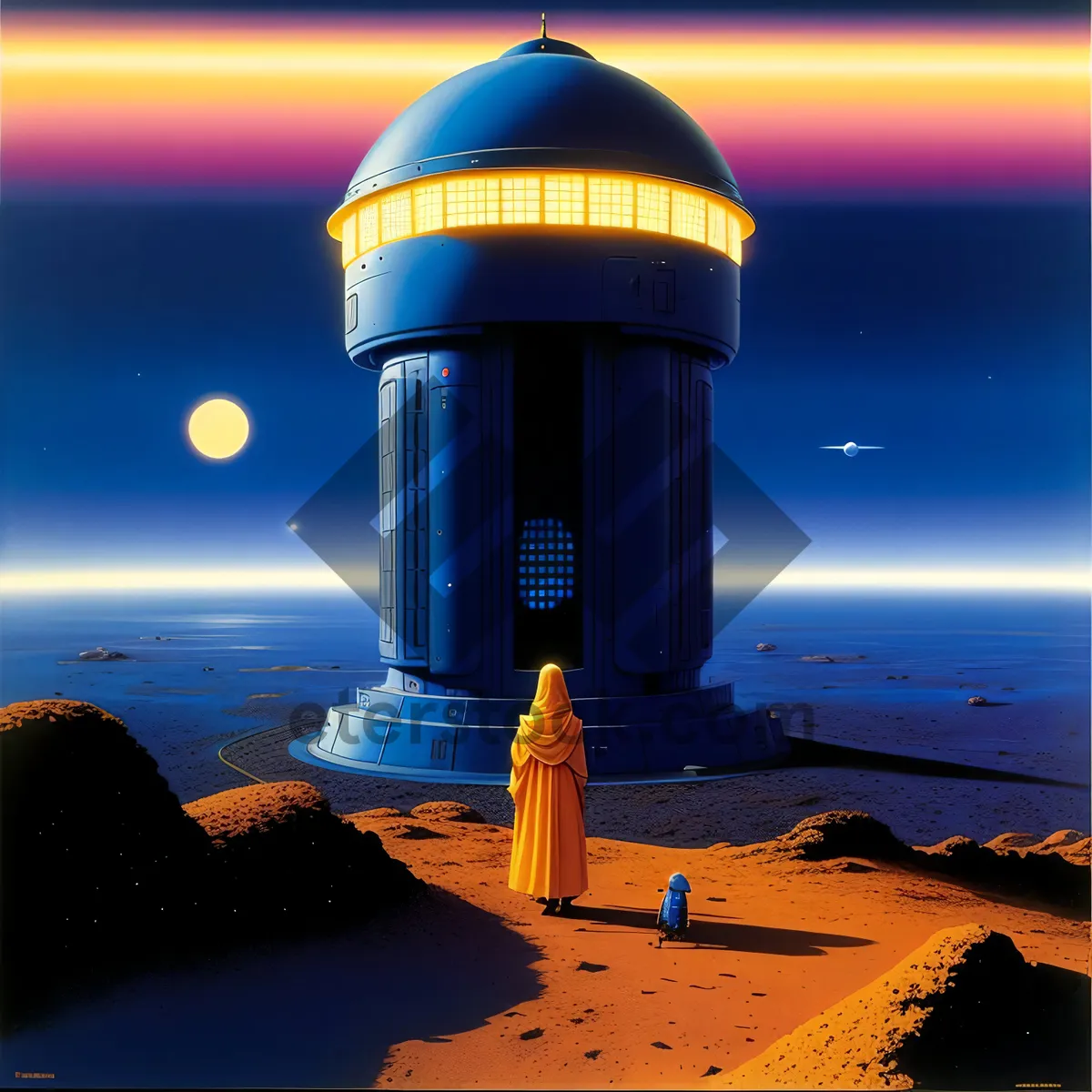 Picture of Oceanic Beacon - Majestic Sentinels Guiding Nautical Journeys