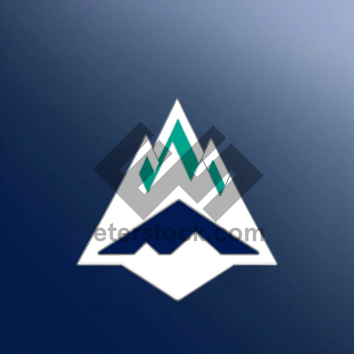 Picture of Pyramid Symbol Design Icon Graphic Element