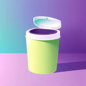 Empty Plastic Coffee Cup