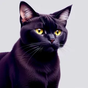 Charming Gray Tabby Kitty with Curious Eyes.