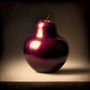 Fresh and Juicy Organic Purple Onion in Vase.