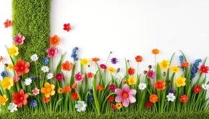 Colorful Summer Meadow with Yellow Flowers in Bloom