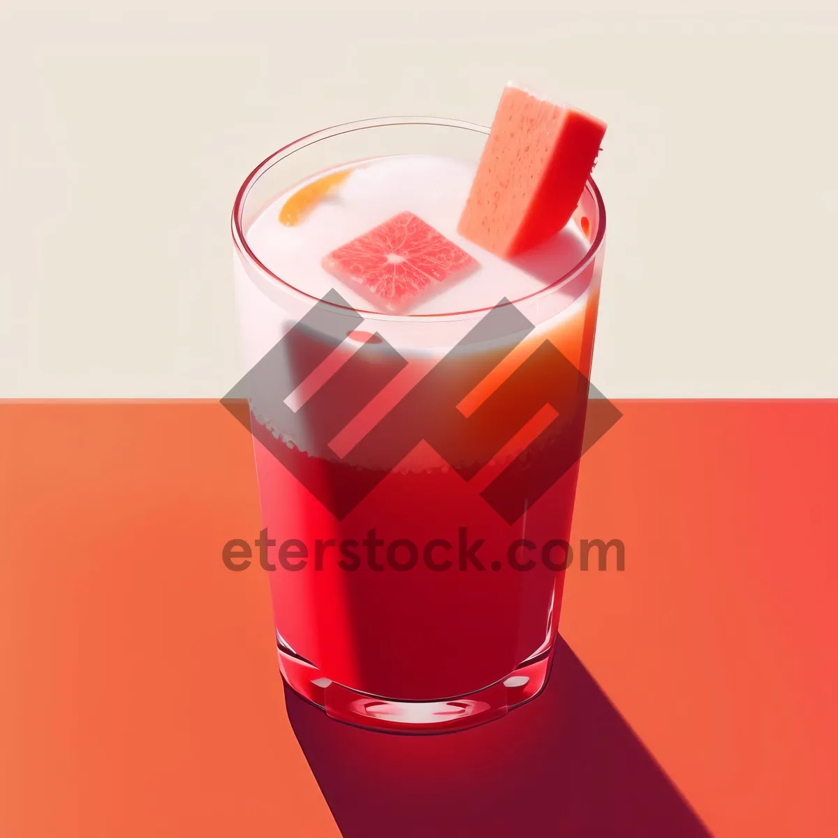 Picture of Refreshing Fruit Vodka Cocktail Drink with Ice