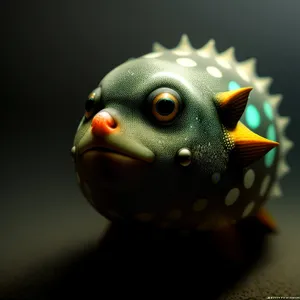 Eye-catching Goldfish in Piggy Bank Aquarium