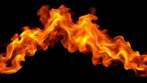 Fiery Blaze Art Design Texture Light Energy