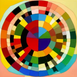 Colorful Mosaic Pattern: Modern Graphic Art Design
