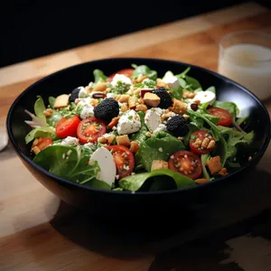 Gourmet Vegetarian Salad with Fresh Vegetable Medley