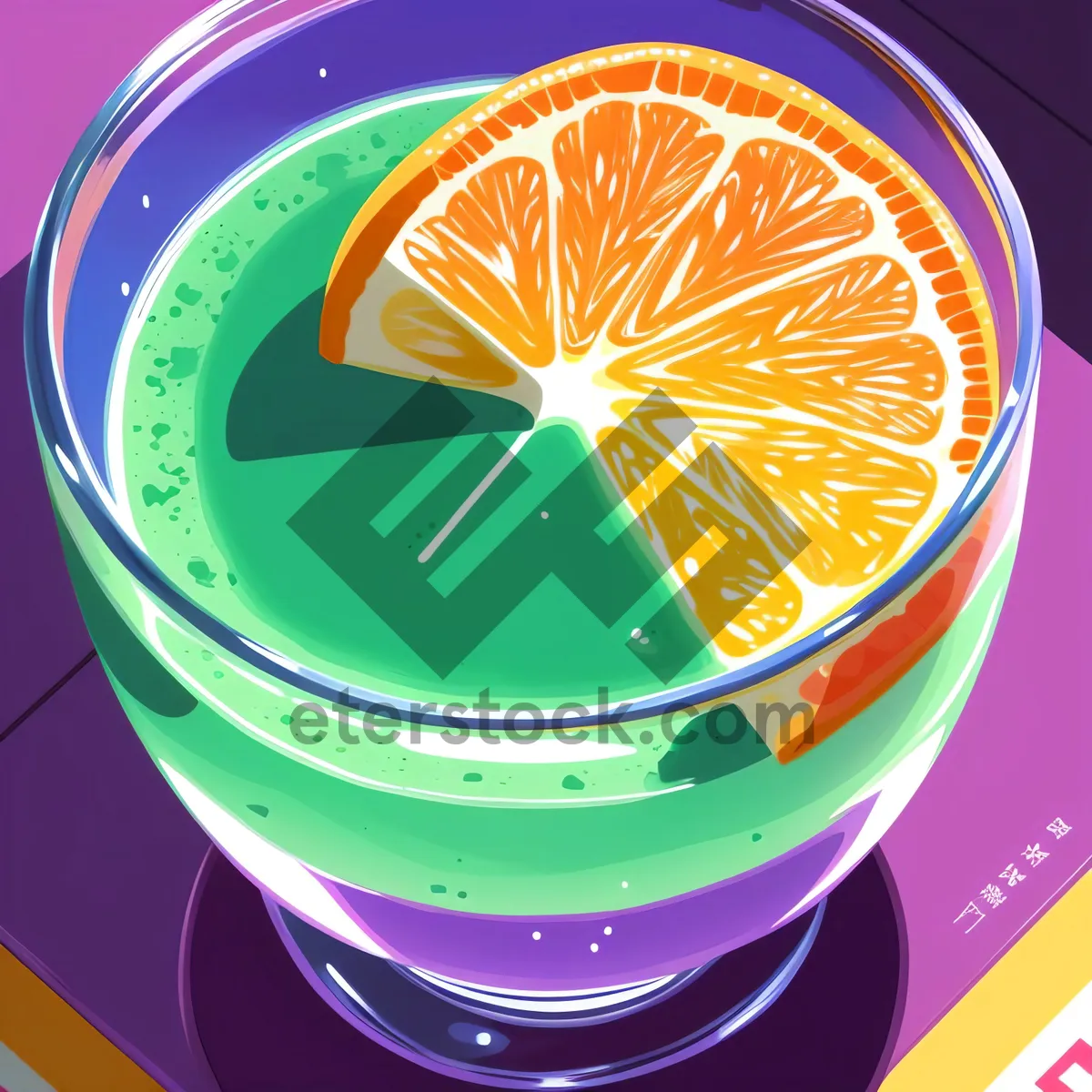 Picture of Fruit-filled Citrus Glass Refreshment