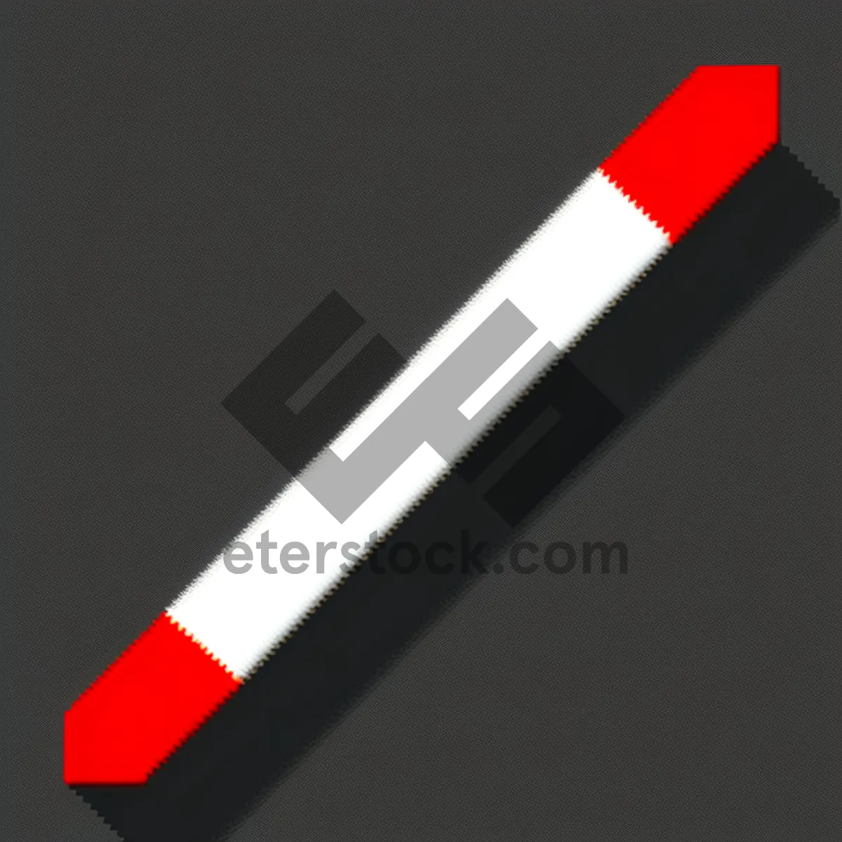 Picture of Magnetic Flag Sign: Bar Magnet Device Symbol