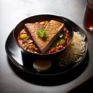 Healthy and Delicious Vegetable Soup in Bowl