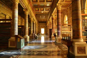 Ancient Cathedral Architecture in Historic City Hall