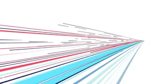 Modern digital art in geometric tunnel design
