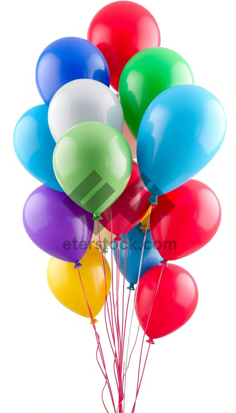 Picture of Bright and Colorful Balloon Party Set Icon