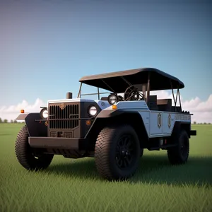 Multi-terrain Military Car: Versatile Half Track Jeep