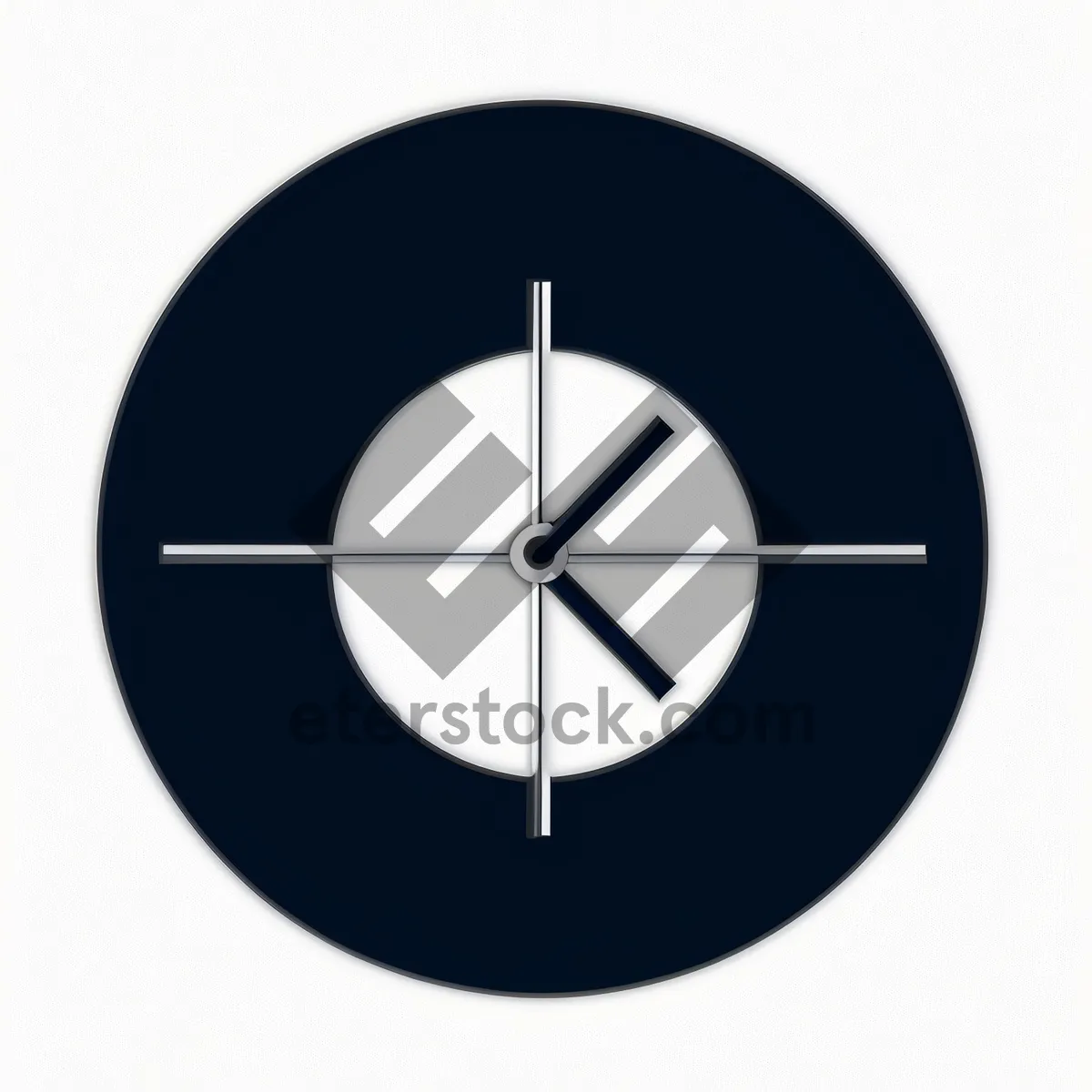 Picture of Analog wall clock with minute and hour hands.