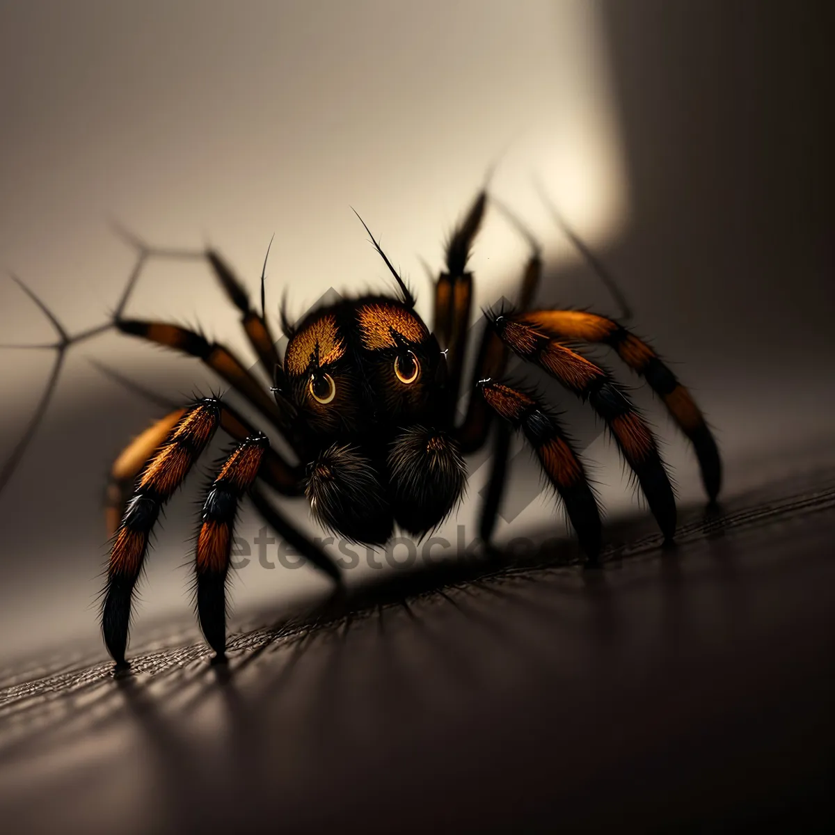 Picture of Wild Black Widow Spider - Fierce Arachnid Predator