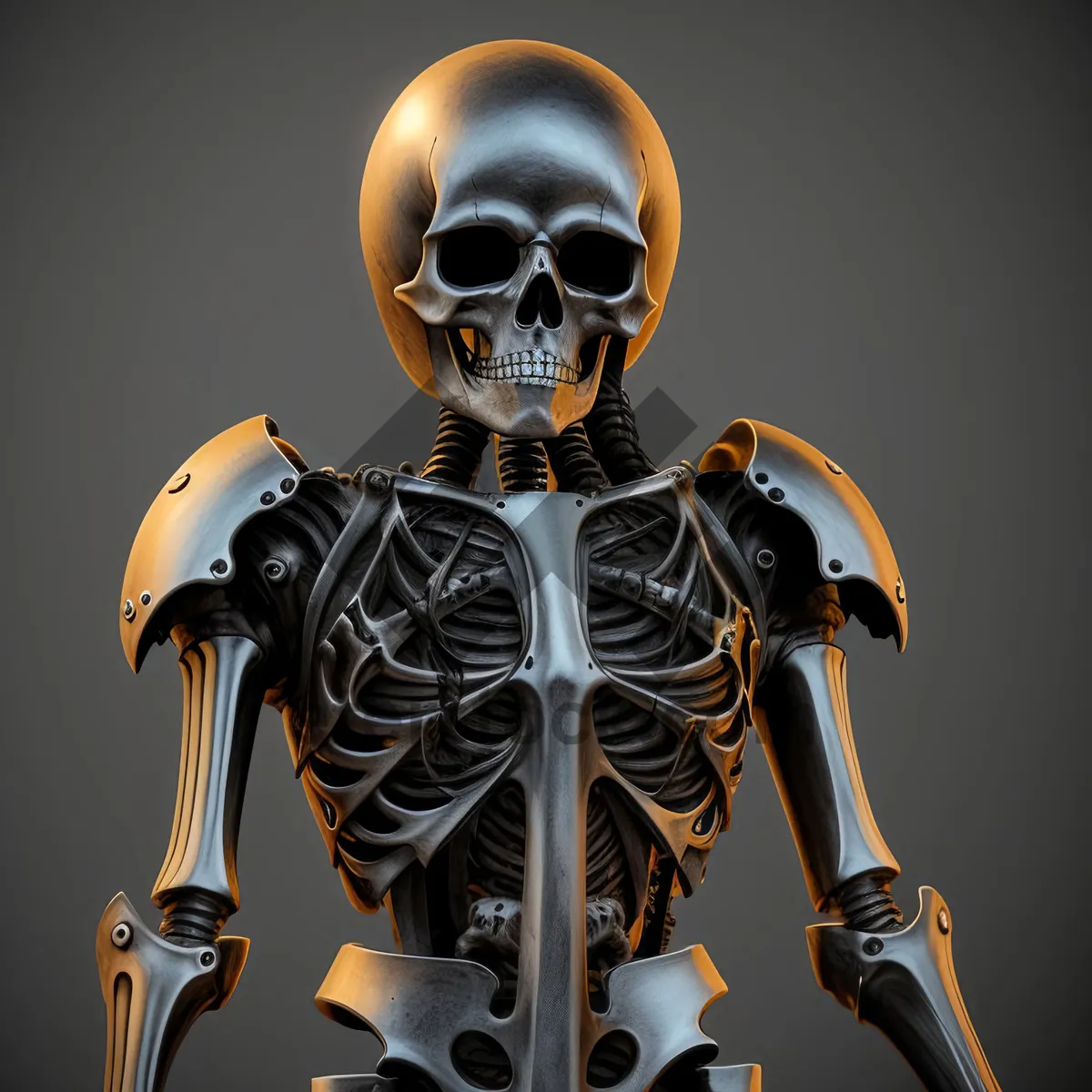 Picture of Horror-themed 3D Skeleton Anatomy illustration