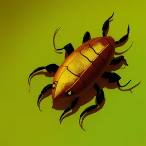 Ladybug on Leaf: Insect Close-up