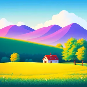 Serenity in the Countryside: A Spectacular Summer Landscape