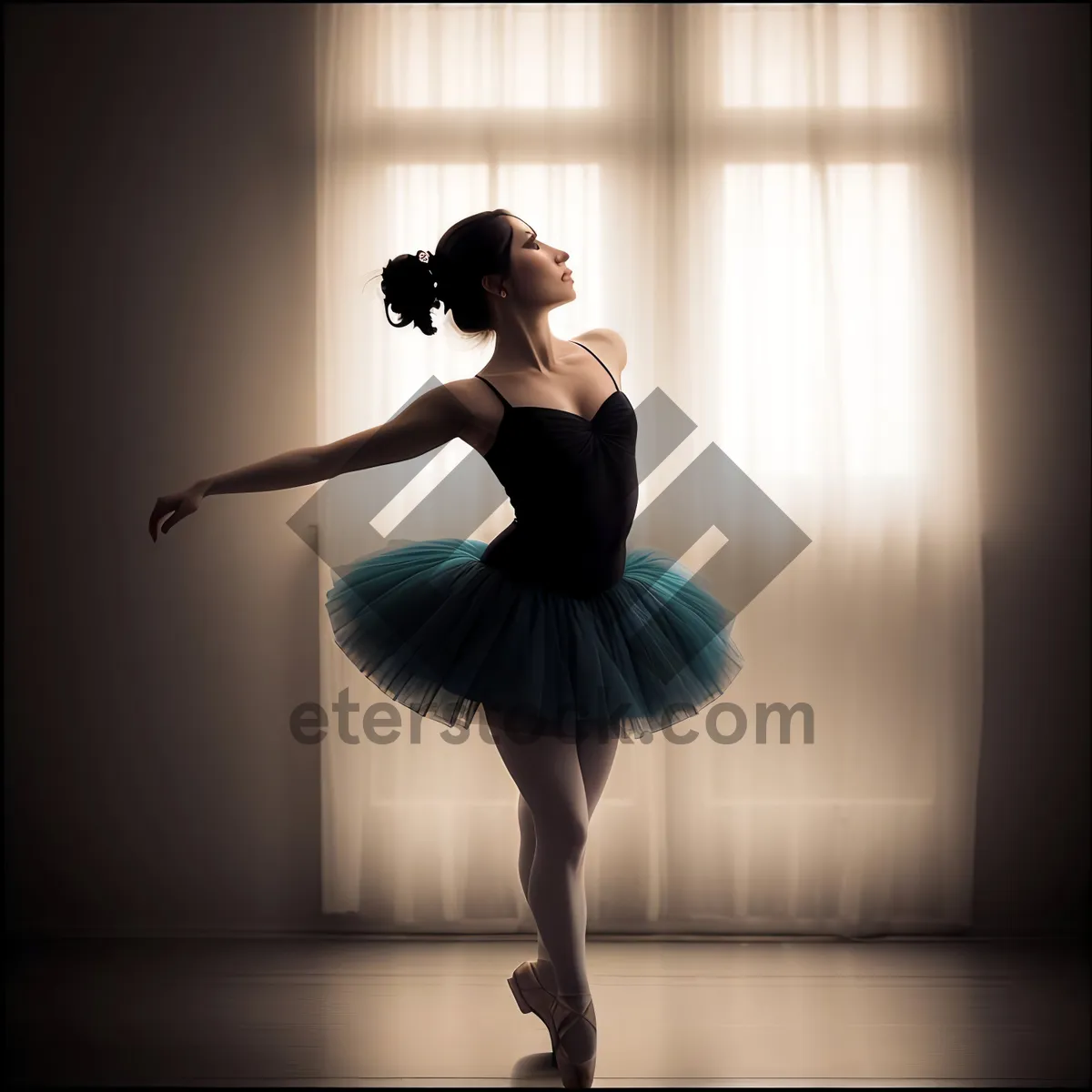 Picture of Graceful Ballerina: Elegance in Motion