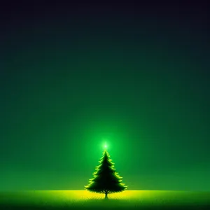 Winter Magic: Decorative Tree with Star