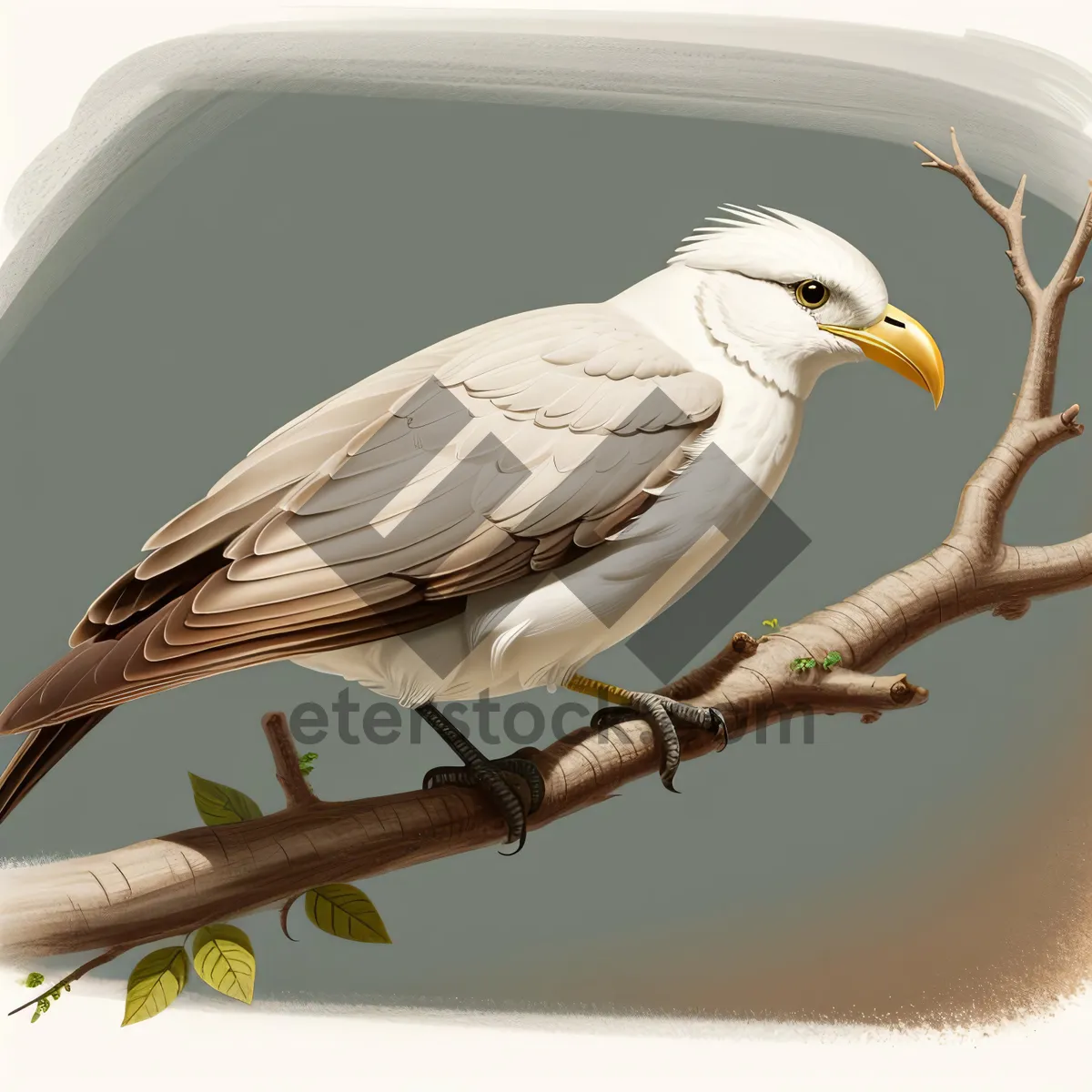 Picture of Wildlife seabird with a sharp beak and wings engaging.