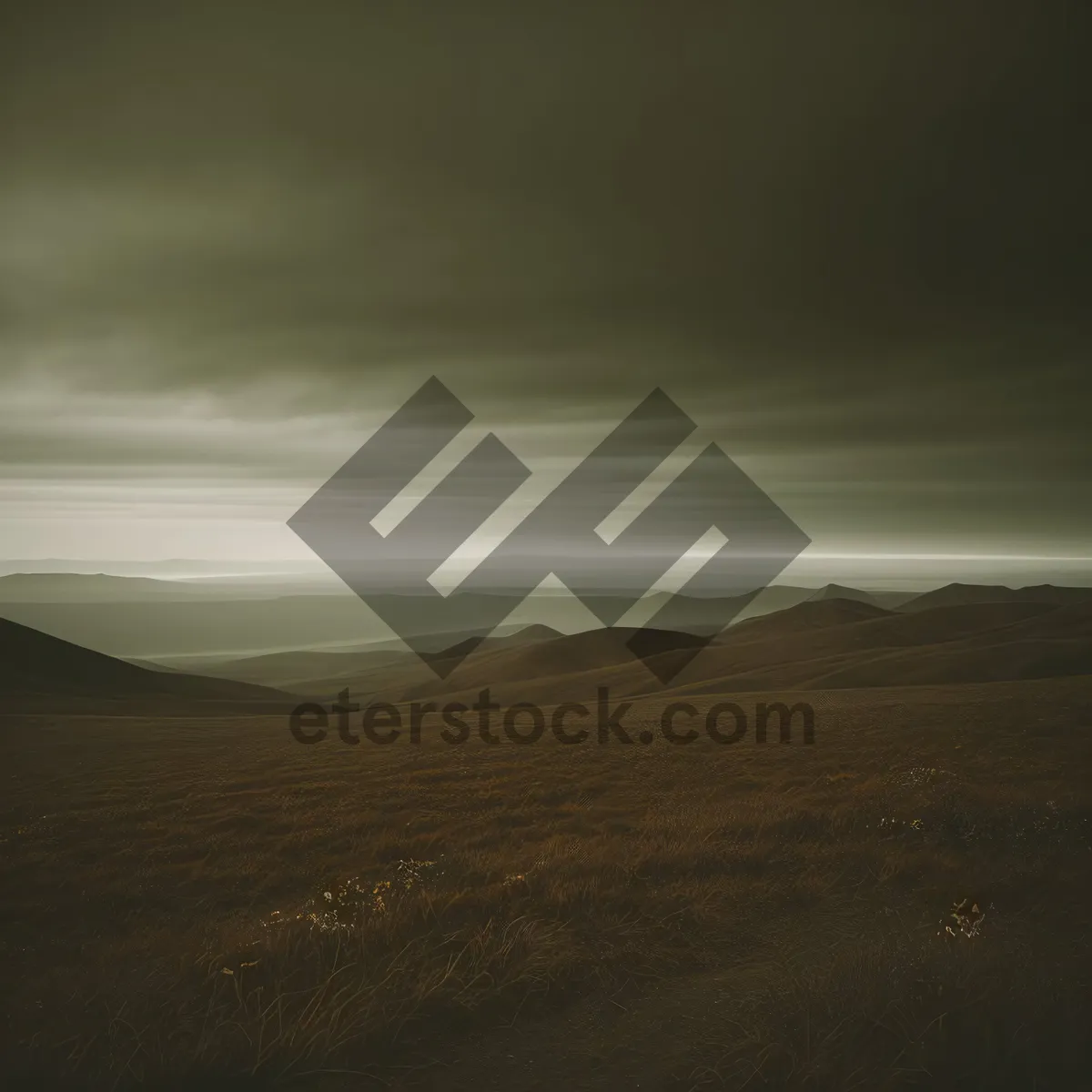 Picture of Golden Dunes at Sunset: Majestic Sands and Vibrant Sky