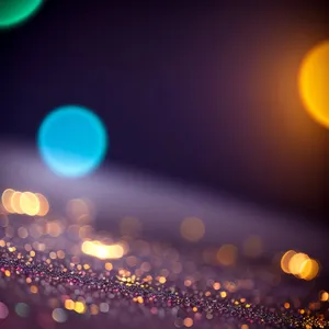 Shining Night: Vivid LED Lights Illuminate Celebration