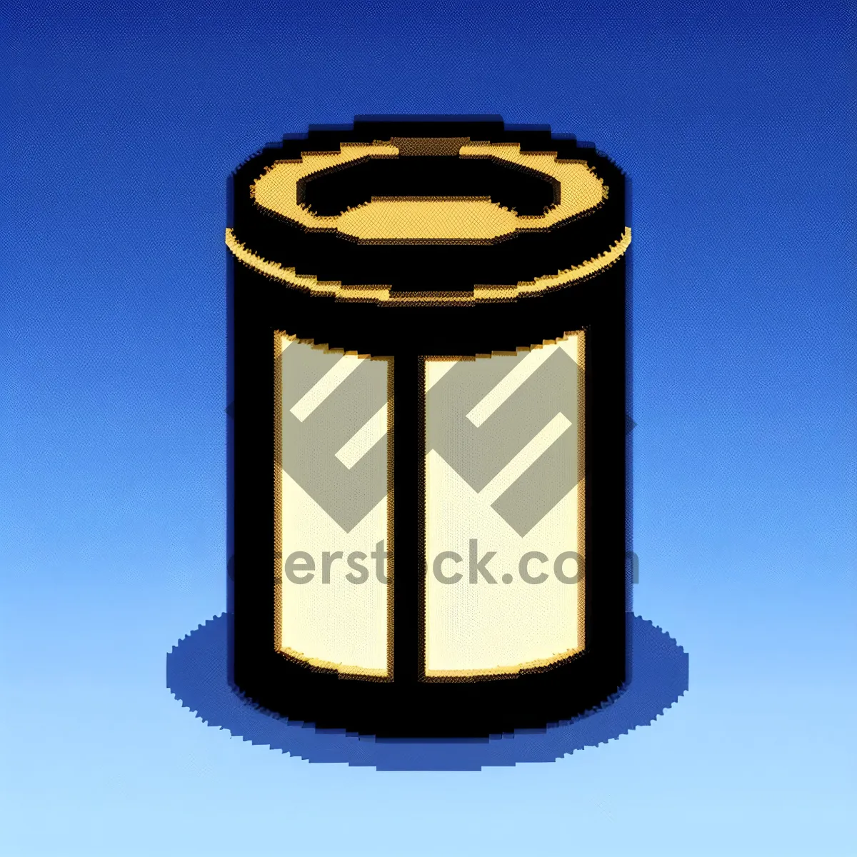 Picture of Metal Oil Filter Container Device with Chimney