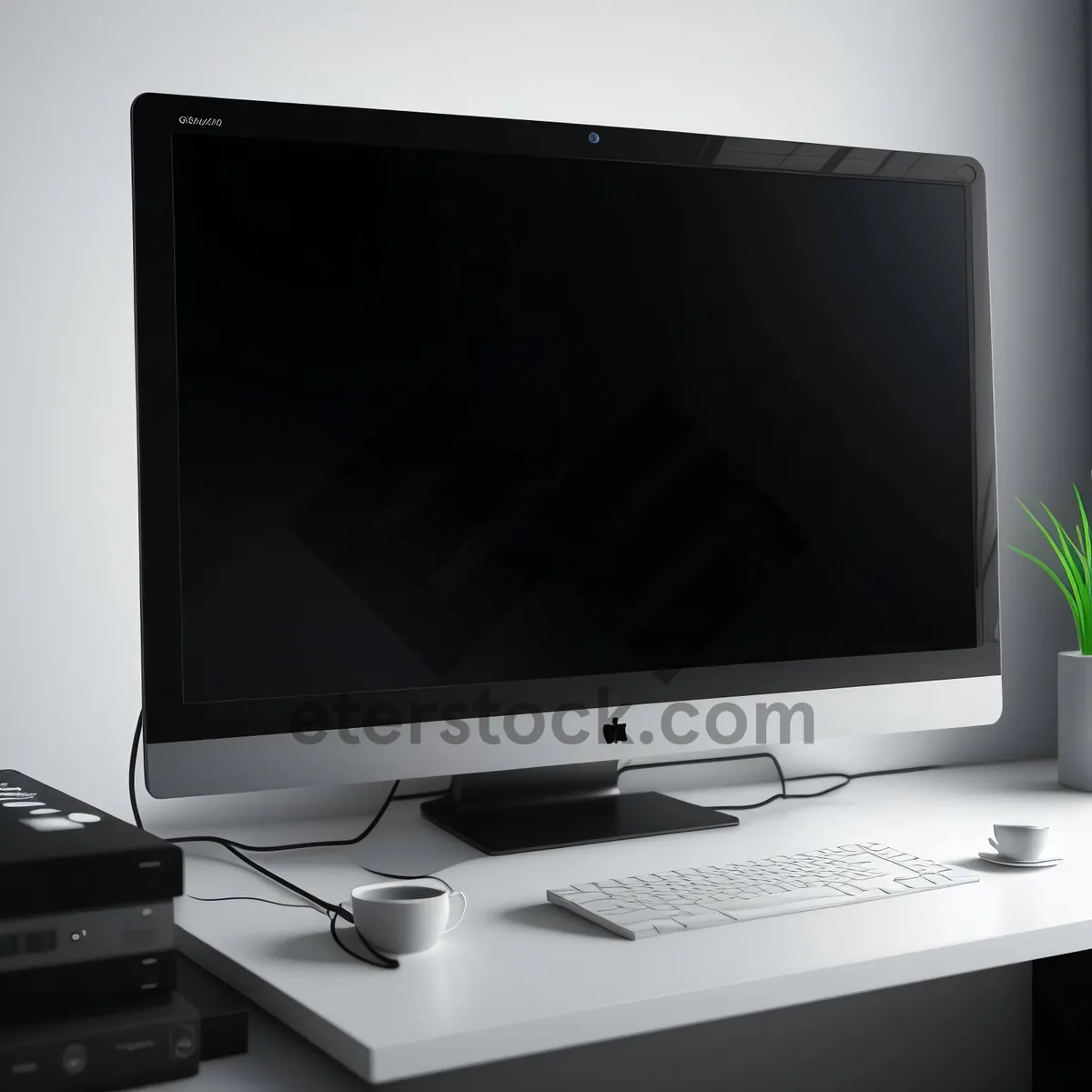 Picture of Modern Desktop Computer Display for Office Work