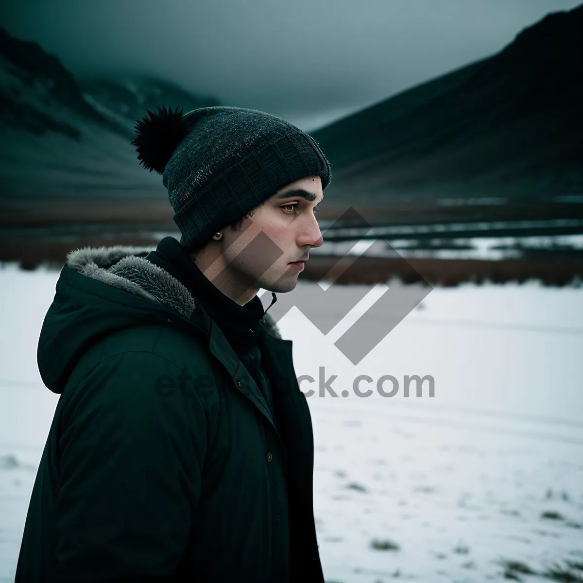 Picture of Happy traveler smiling outdoors