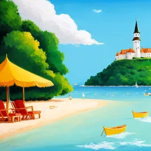 Tropical Paradise: Tranquil Serenity by the Shore
