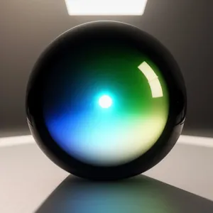 Shiny Glass Circle Button Set