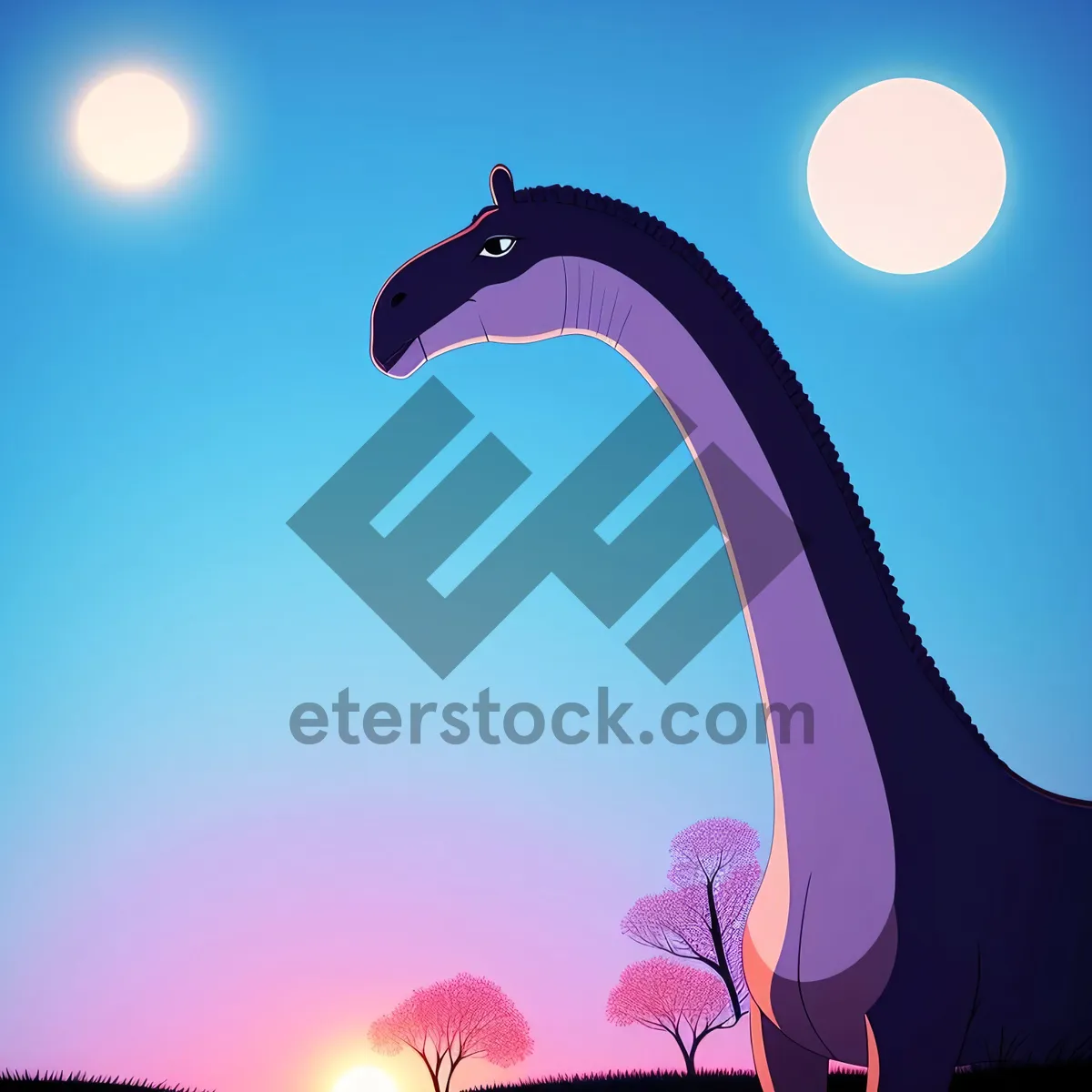 Picture of Mystic Moonlight Silhouette Sky Design