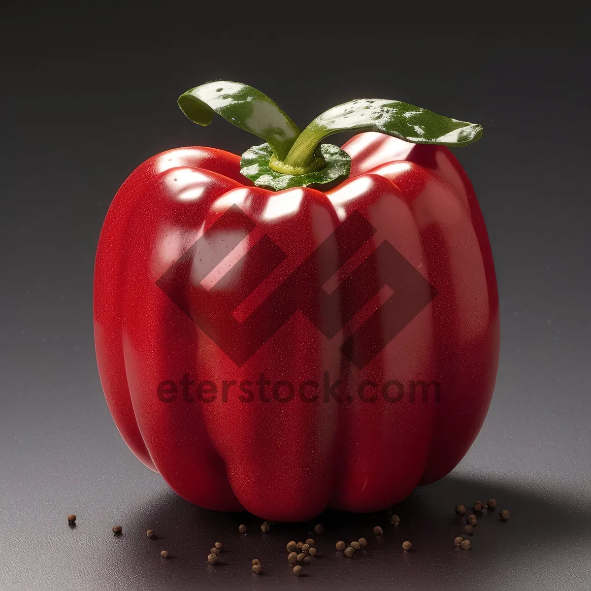 Picture of Fresh Vegetable Salad with Sweet Pepper and Cherry Tomatoes