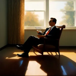 Professional team having successful corporate meeting at office desk.