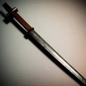 Metal Blade Weapon with Protective Scabbard