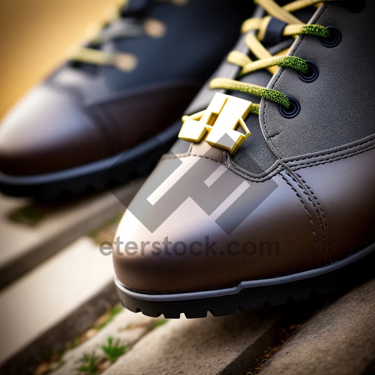 Picture of Classic Black Leather Lace-Up Men's Shoes