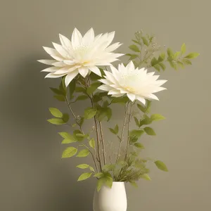 White Floral Bouquet with Lily and Daisy