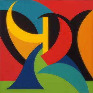 Abstract Graphic Wave Design Icon