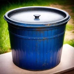 Durable Metal Rain Barrel - Efficient Water Storage Solution