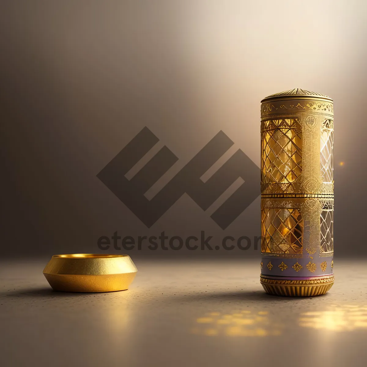 Picture of Golden City Financial Investment with Stacked Coins