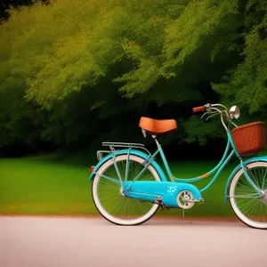 Outdoor Cycling: Man on Bicycle Seat