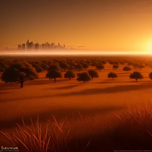 Majestic Coastal Sunset over the Ocean