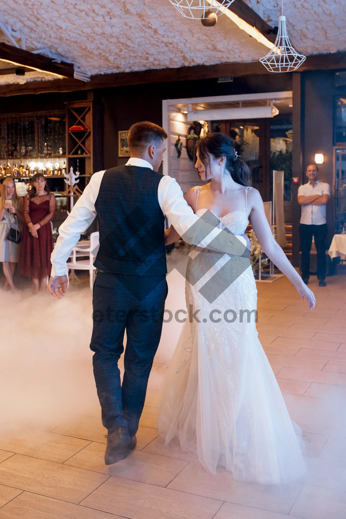 Picture of Happy Wedding Couple Portrait - Love and Happiness