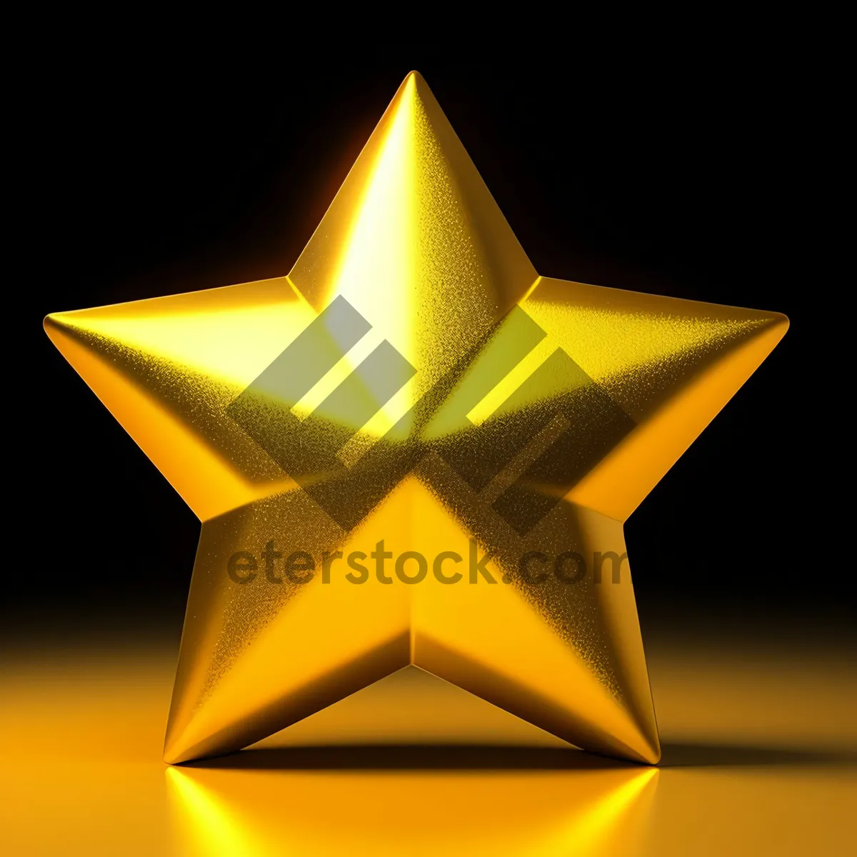 Picture of Five-Star Gem: 3D Symbolic Pyramid Design