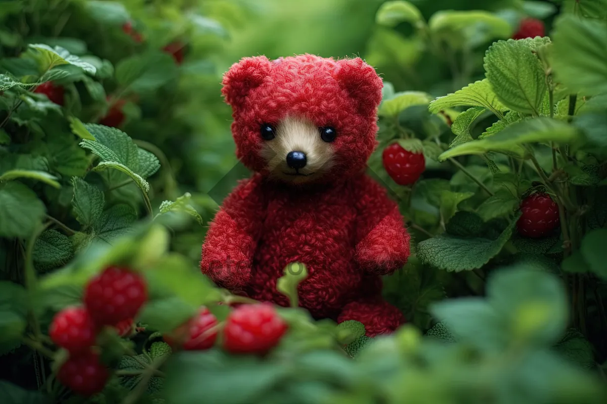 Picture of Fluffy Brown Teddy Bear Toy for Valentine's Day Gift